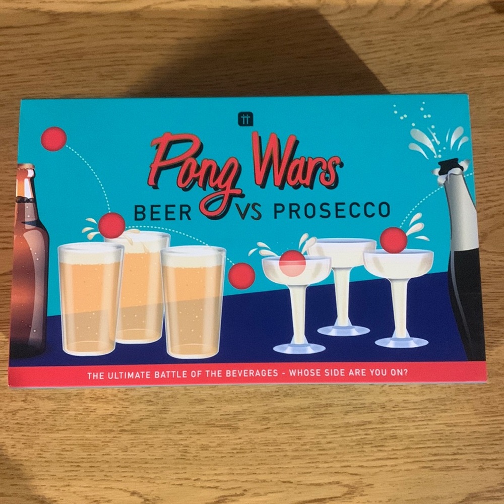 Pong Wars: Beer vs Prosecco-new in box